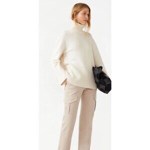 Stockholm Atelier & Other Stories Wool/CottonBlend Oversized SweaterIvory Size M